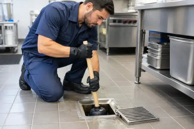 How to Unblock a Commercial Kitchen Drain