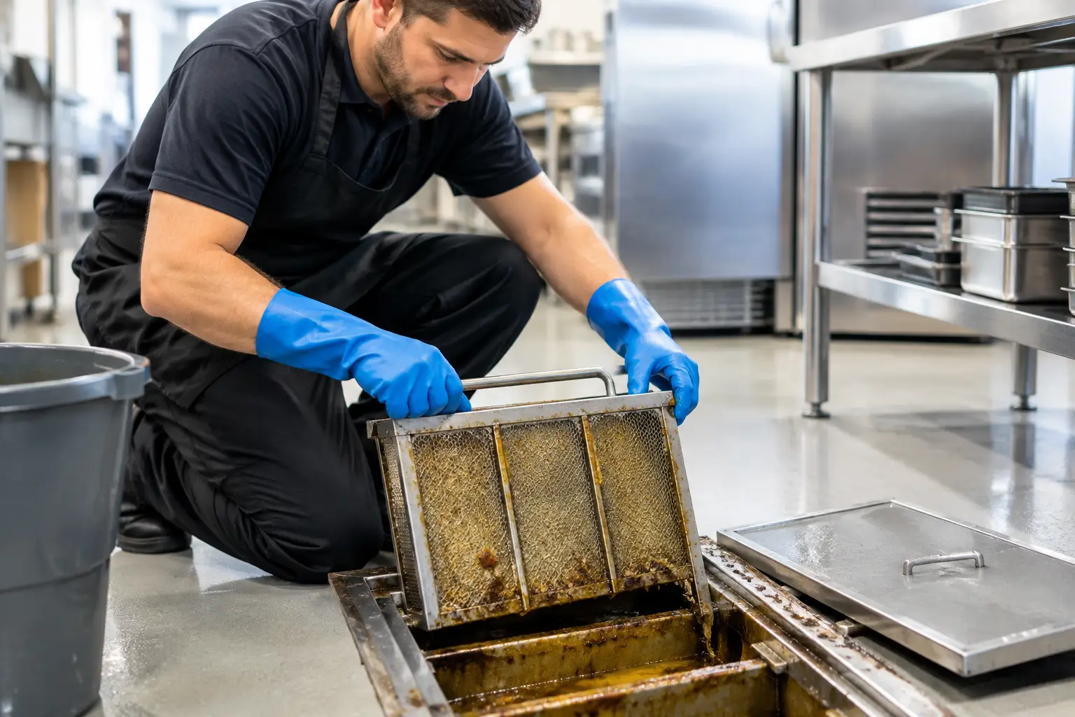How to Clean Grease Traps in Commercial Kitchens